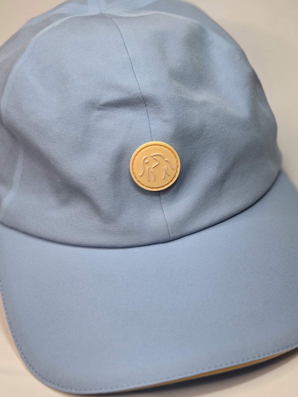 Drunk Elephant Mens Cap Light Blue Breathable Hot Weater Logo Adjustable Hat